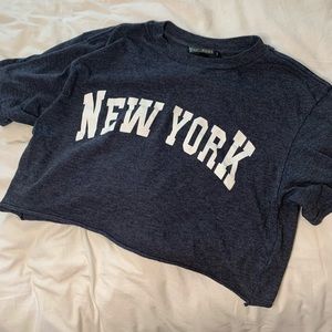 NEW YORK crop top